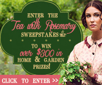 Enter the TEA WITH ROSEMARY Giveaway!